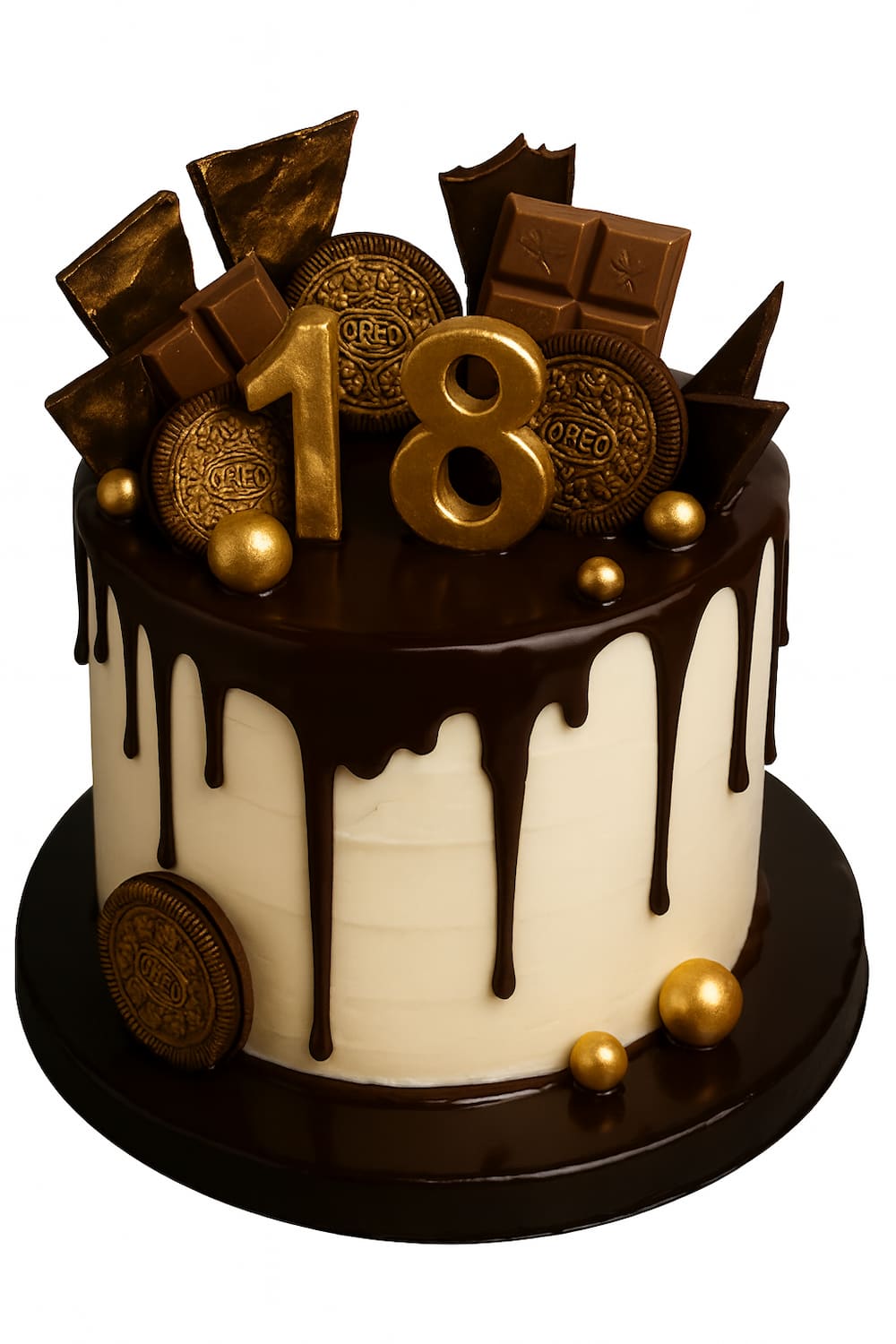 Chocolate Drip Cake Eggless Birthday